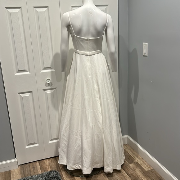 NWOT Ieena for Mac Duggal white gown - Picture 12 of 14